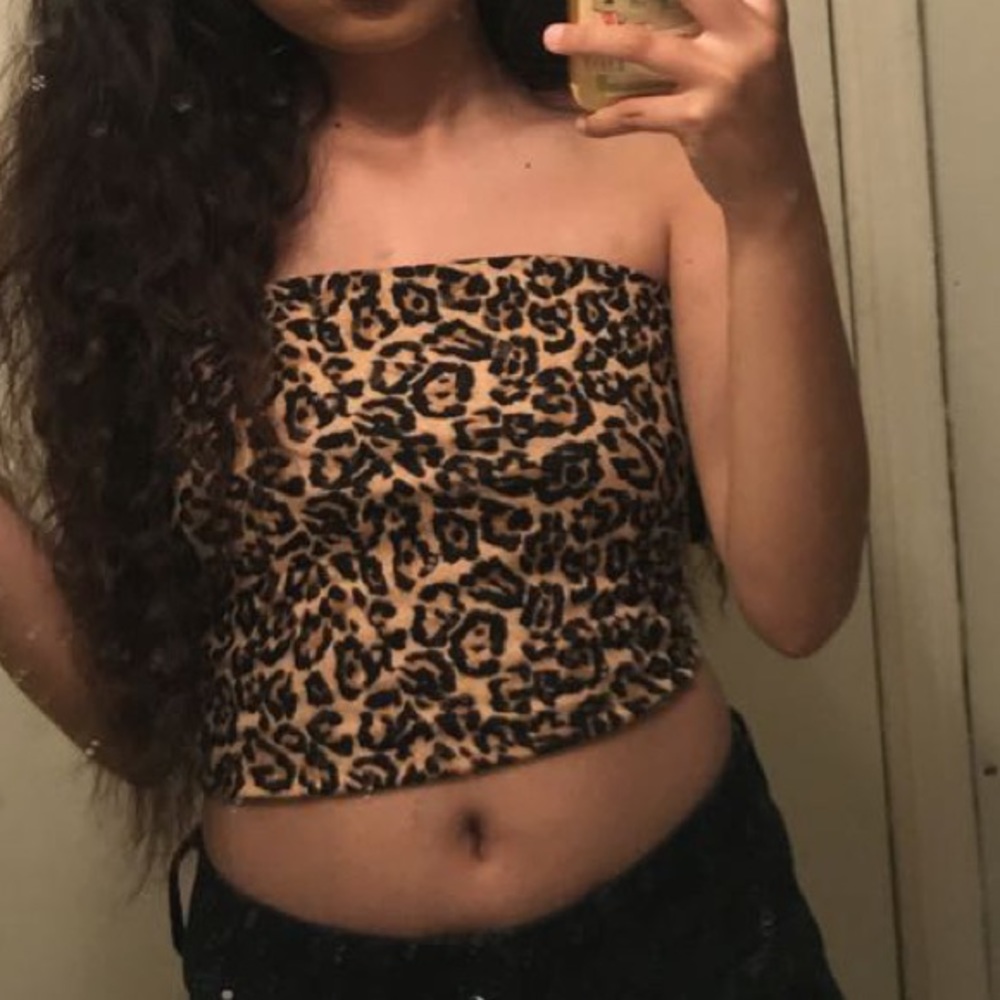 CHEETAH PRINT TUBE TOP